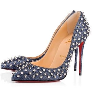 Christian Louboutin  Follies Spikes Pumps .